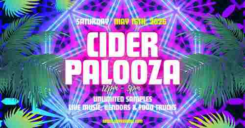 Cider Palooza 2026 poster